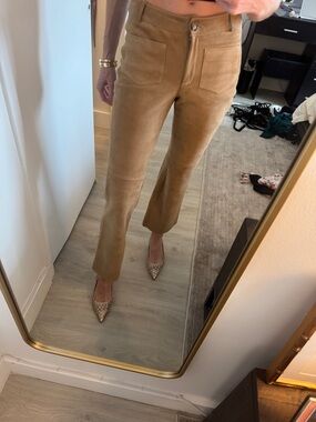 Michael Kors Collection Flared Suede Pants